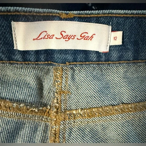 Lisa Says Gah REESE JEAN - INDIGO, pre-owned, size 12 - Picture 7 of 8